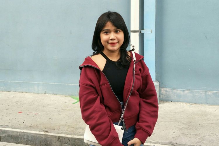 Penyanyi Brisia Jodie saat ditemui di kawasan Mampang, Jakarta Selatan, Rabu (17/7/2019).