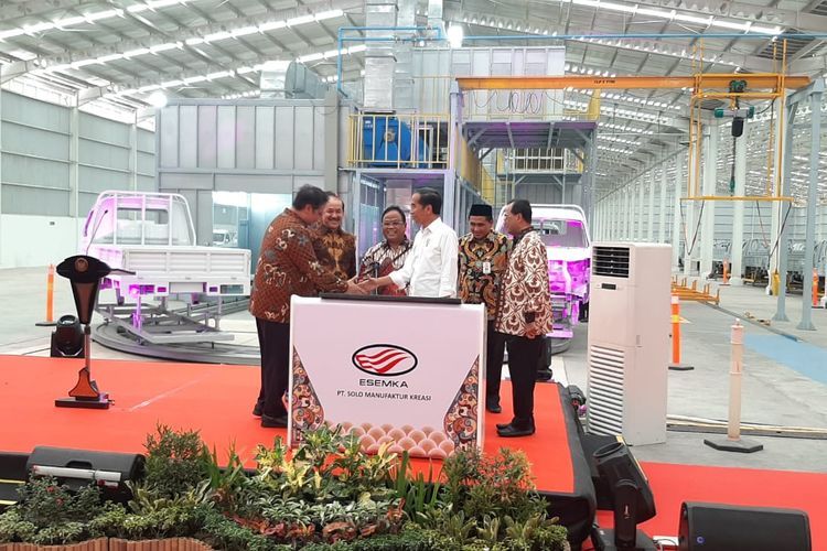 Pabrik ESEMKA diresmikan Presiden Joko Widodo, Jumat (6/9/2019)