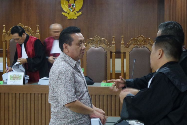 Komisaris PT Cahaya Mas Perkasa So Kok Seng alias Aseng di Pengadilan Tipikor Jakarta, Rabu (19/7/2017).