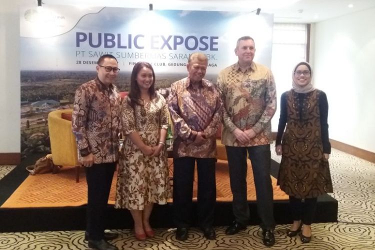 Public Expose Sawit Sumbermas Sarana, Kamis (28/12/2017). 