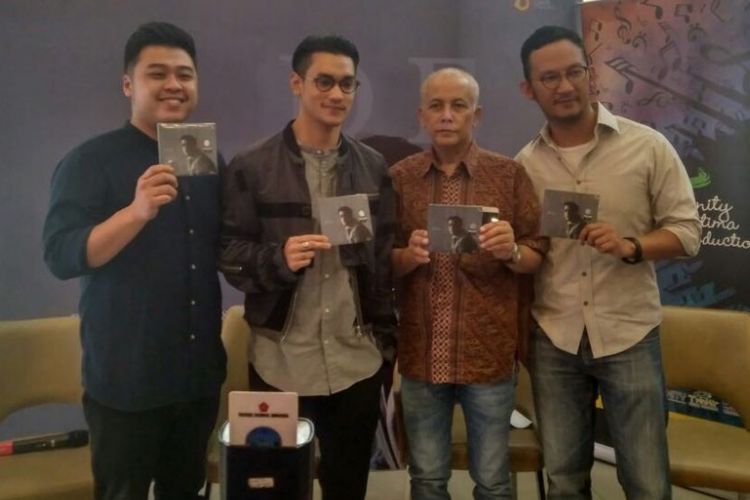 Afgan Syahreza merilis album terbaru bertajuk Dekade di sebuah tempat di Kemang Raya, Jakarta Selatan, Rabu (28/2/2018).