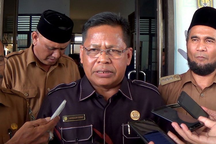 Aminulaah Usaman Wali Kota Banda Aceh, saat dikonfirmasi Imbauan Walikota Banda Aceh Nomor 451/0923 tentang menghentikan aktivitas muamalah, Selasa (20/08/2019).