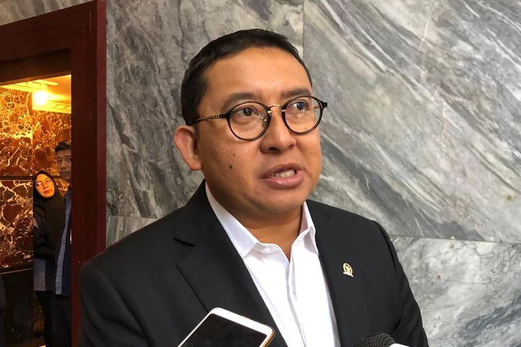 Wakil Ketua DPR RI Fadli Zon di Kompleks Parlemen, Senayan, Jakarta, Rabu (7/8/2019)(KOMPAS.com/Haryantipuspasari)