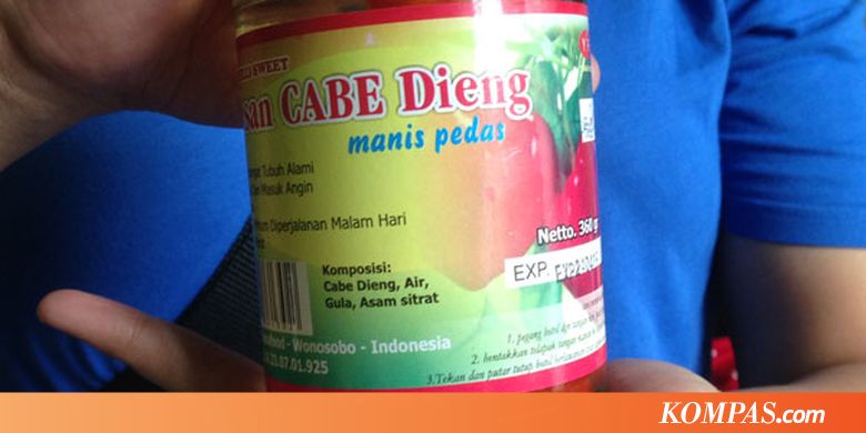 Selain Carica, Kini Kamu Bisa Bawa Pulang Manisan Cabai dari Dieng! Berani Cicip? - Tribun Travel