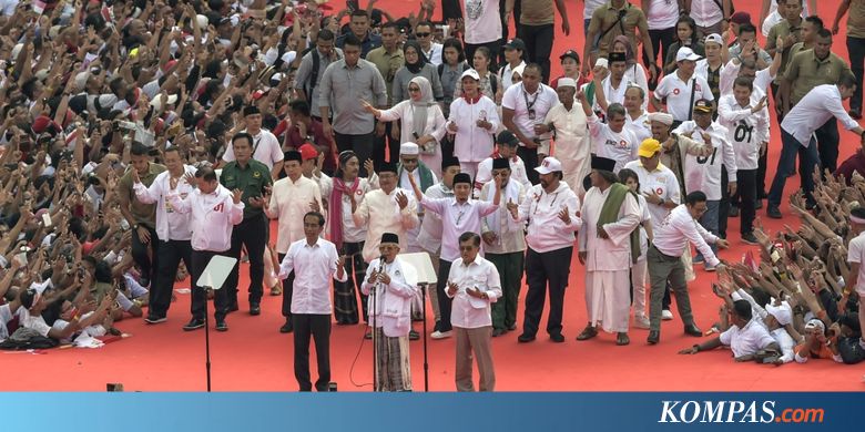 Situng Sementara Pilpres di Jakarta 2019: Jokowi-Ma'ruf 52,54 Persen, Prabowo-Sandiaga 47,46 Persen - KOMPAS.com