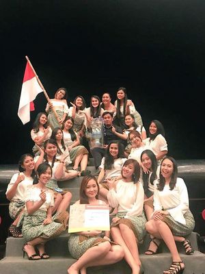 Paduan Suara Gema Sangkakala Female Choir dari Manado 
