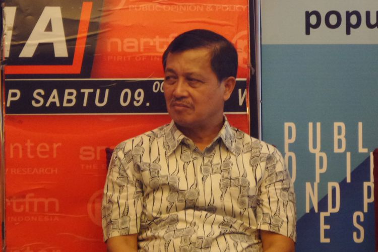 Mantan Wakapolri Komjen Pol Oegroseno dalam sebuah acara diskusi di bilangan Menteng, Jakarta Pusat  Sabtu (15/7/2017).