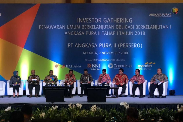Investor Gathering Angkasa Pura II yang diselenggarakan pada Rabu (7/11/2018).