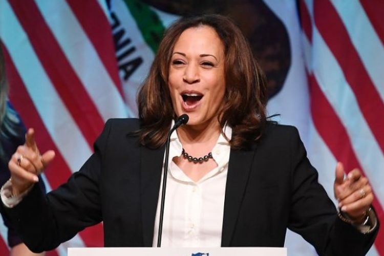 Senator Partai Demokrat asal California, Kamala Harris. (AFP/MARK RALSTON)