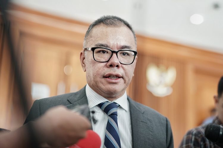 Wakil Ketua Umum Partai Amanat Nasional (PAN) Bara Hasibuan  di Kompleks Parlemen, Senayan, Jakarta, Selasa (28/5/2019). 