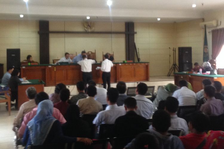 Sidang verifikasi hutang PT Nyonya Meneer di Pengadilan Niaga Semarang, Senin (4/9/2017)