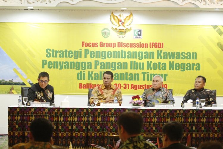 Mentan memproyeksikan Kalimantan Timur (Kaltim) sebagai pendukung ekspor dan lumbung pangan dunia. 