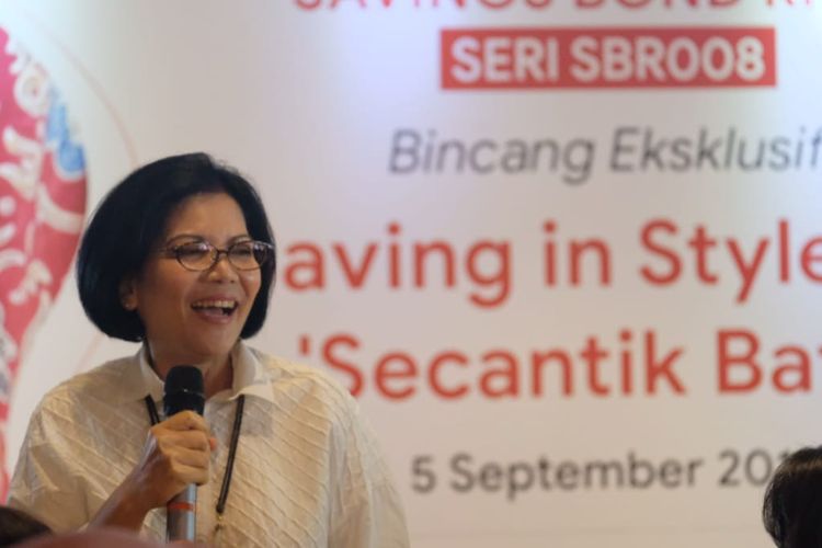 Direktur Surat Utang Negara Kemenkeu Loto Srinaita Ginting, Jakarta, Kamis (5/9/2019)