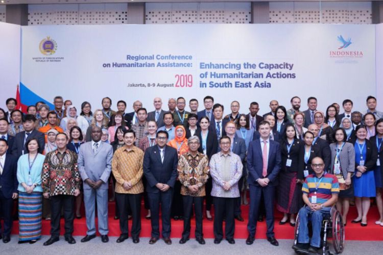 Kegiatan Regional Conference on Humanitarian Assistance di Jakarta diikuti oleh 17 negara di kawasan, 5 organisasi internasional, dan 17 lembaga swadaya masyarakat di bidang kemanusiaan. 