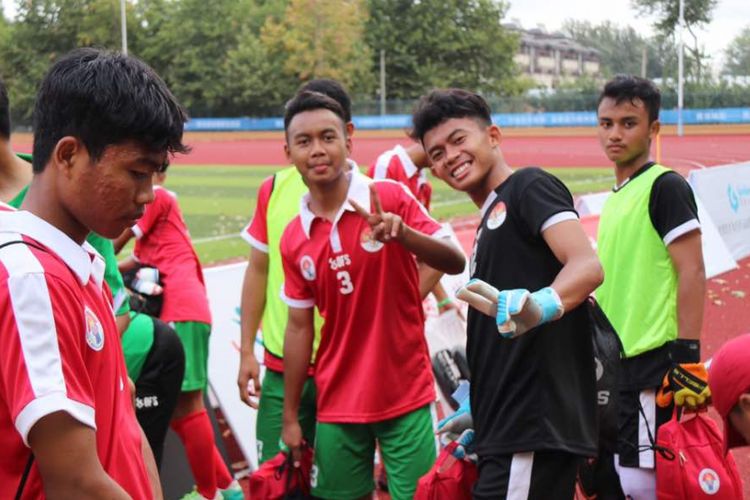 Tim Pelajar U-16 Indonesia tampil di Gothia Cup China 2018. 
