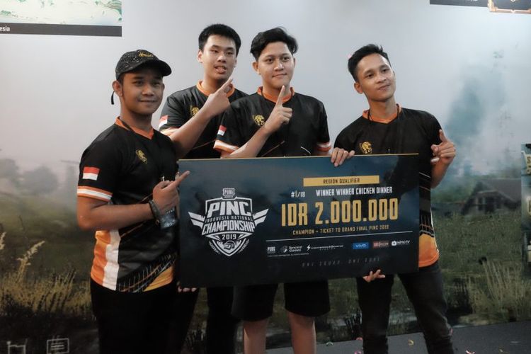 Loenpia City Familia Esport, juara pertama perwakilan region Semarang PUBG Mobile Indonesia National Championship (PINC 2019). 