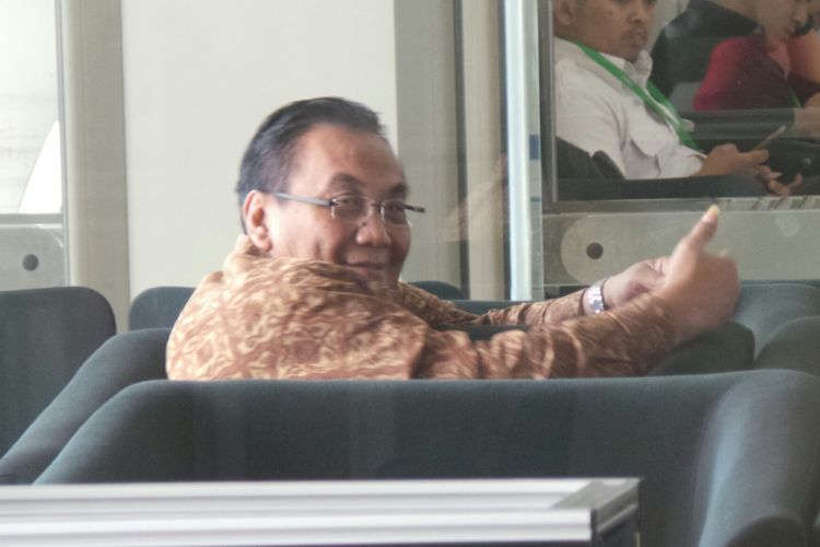 Komisi Pemberantasan Korupsi memeriksa anggota Komisi I DPR Bambang Wuryanto, Selasa (3/4/2018).
