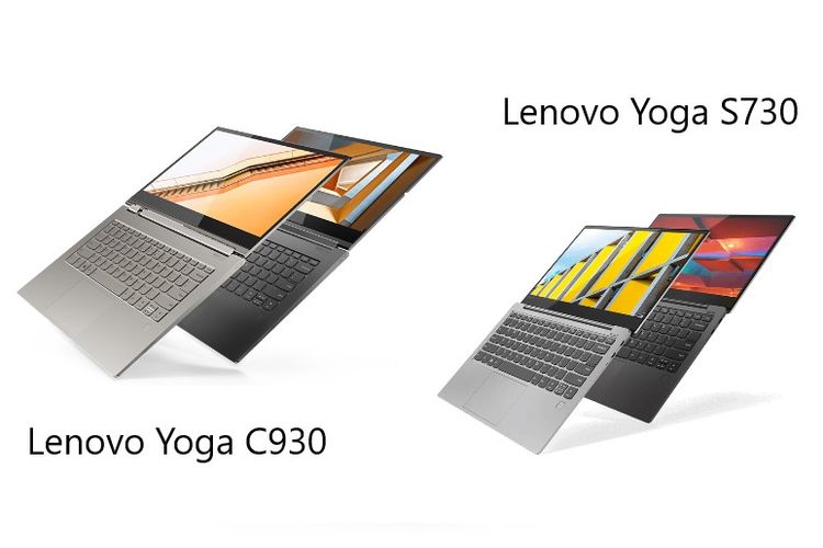 Ilustrasi Laptop Lenovo Baru Yoga S730 C930