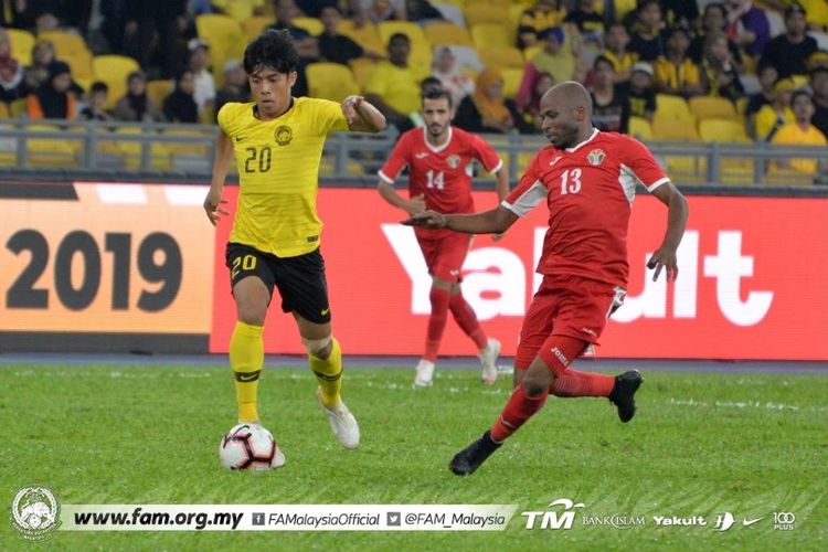 Timnas Malaysia vs Yordania.