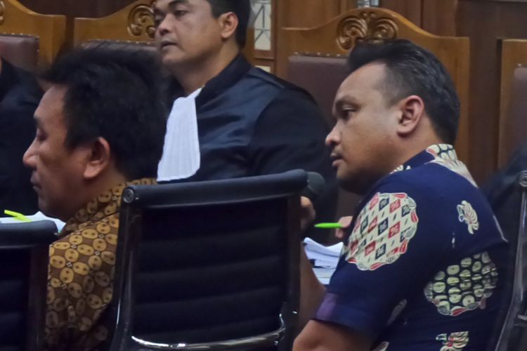 Mantan Direktur PT Murakabi Sejahtera, Irvanto Hendra Pambudi, di Pengadilan Tipikor Jakarta, Jumat (3/11/2017).