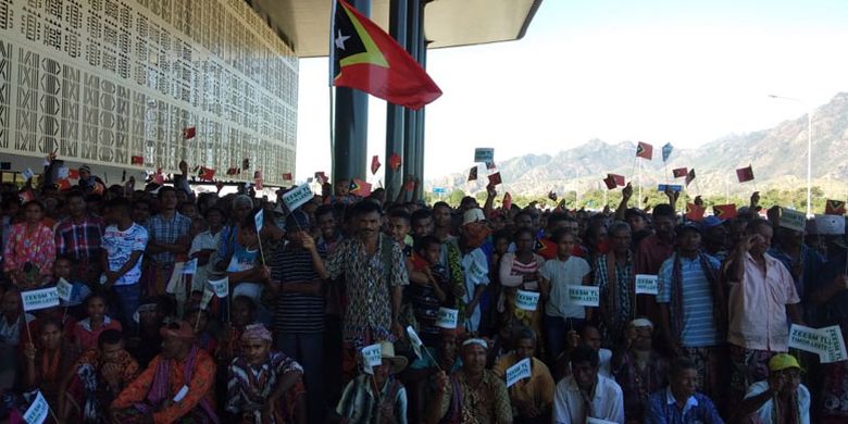 Pemerintah Timor Leste meresmikan Bandara Internasional Oekusi atau Aeroporto Internacional de Oe-Cusse, di Distrik Oekusi, Selasa (18/6/2019). Acara peresmian dihadiri Presiden Republik Demokrat Timor Leste Fransisco Guterres dan Gubernur Nusa Tenggara Timur Viktor Bungtilu Laiskodat.