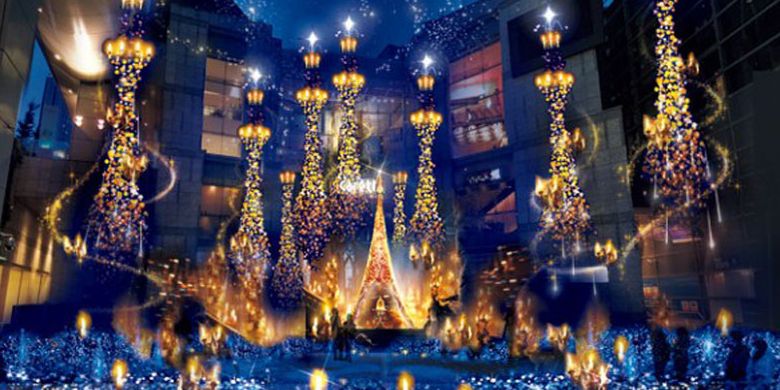 Di Caretta Shiodome digelar Caretta Illumination 2017 -- Shinjitsu no Ai no Monogatari -- yang dibuat dari image film Disney yakni Beauty and The Beast. Event ini diadakan dari 16 November 2017 sampai 14 Februari 2018. 