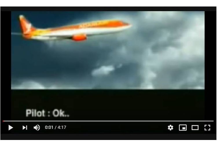 Beredar video rekaman yang diduga merupakan black box dari Lion Air JT 610