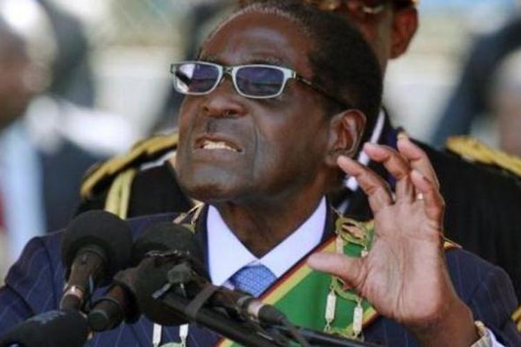 Presiden Zimbabwe, Robert Mugabe.