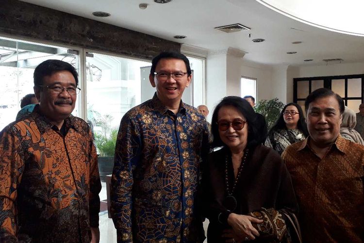 Ahok saat hadiri Roosseno Award di Jakarta pada Senin (22/07/2019).