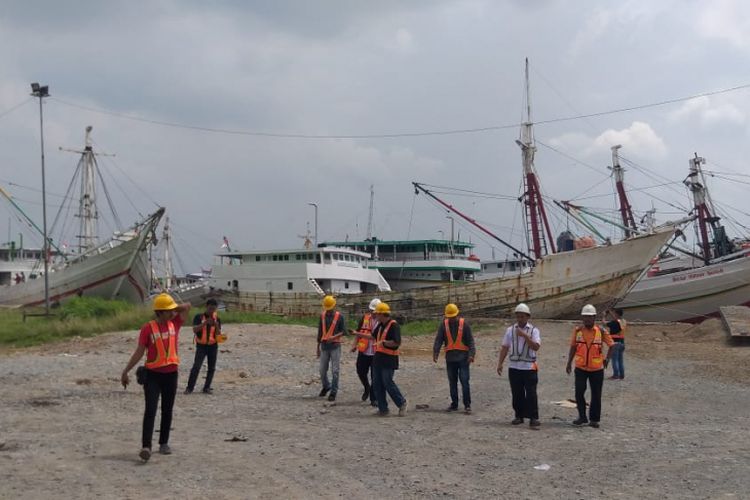 Pelabuhan Sungai Lais yang akan dioptimalisasikan oleh Pelindo II Palembang, untuk menampung barang bongkar muat pengiriman komoditas cura kering yakni semen, batu split dan sandaran kapal pelayaran rakyat (PELRA), Selasa (18/12/2018).
