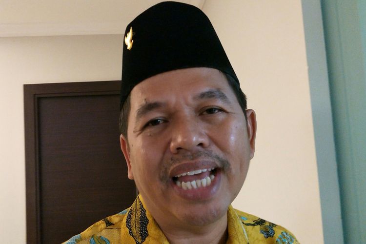 Ketua Dewan Pimpinan Daerah Golkar Jawa Barat Dedi Mulyadi ketika ditemui di kantor DPP Golkar, Jakarta Barat, Senin (20/11/2017).