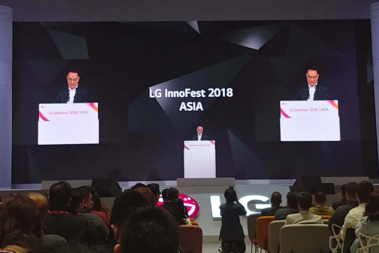 LG Electronics kembali menggelar ajang tahunan LG Innofest 2018 Asia, di Seoul, Korea Selatan pada Rabu (24/4/2018).