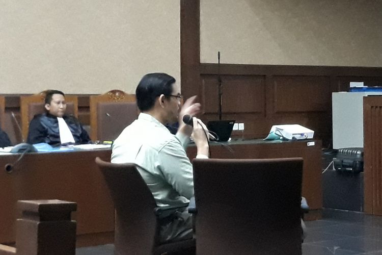 Dokter Michael Chia Cahaya bersaksi di Pengadilan Tipikor Jakarta, Jumat (23/3/2018).