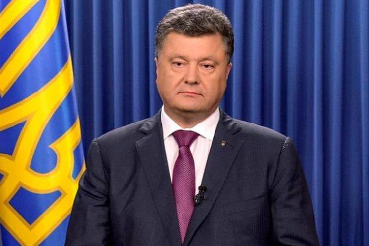 Presiden Ukraina, Petro Poroshenko.