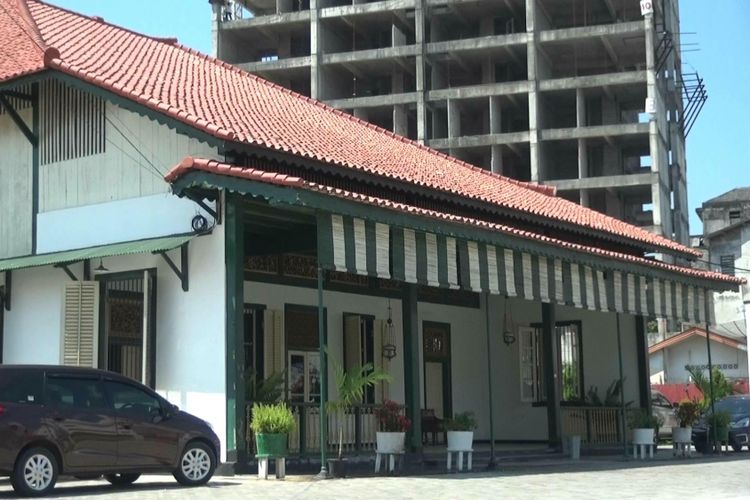Rumah peninggalan Kapten Lay Nam Sen yang dibangun tahun 1860-an di Pangkal Pinang.