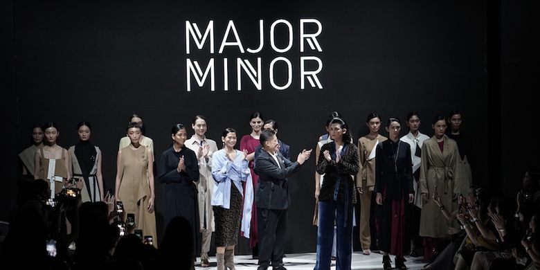 Major Minor dalam acara Plaza Indonesia Fashion Week 2019, Jumat (22/3/2019).