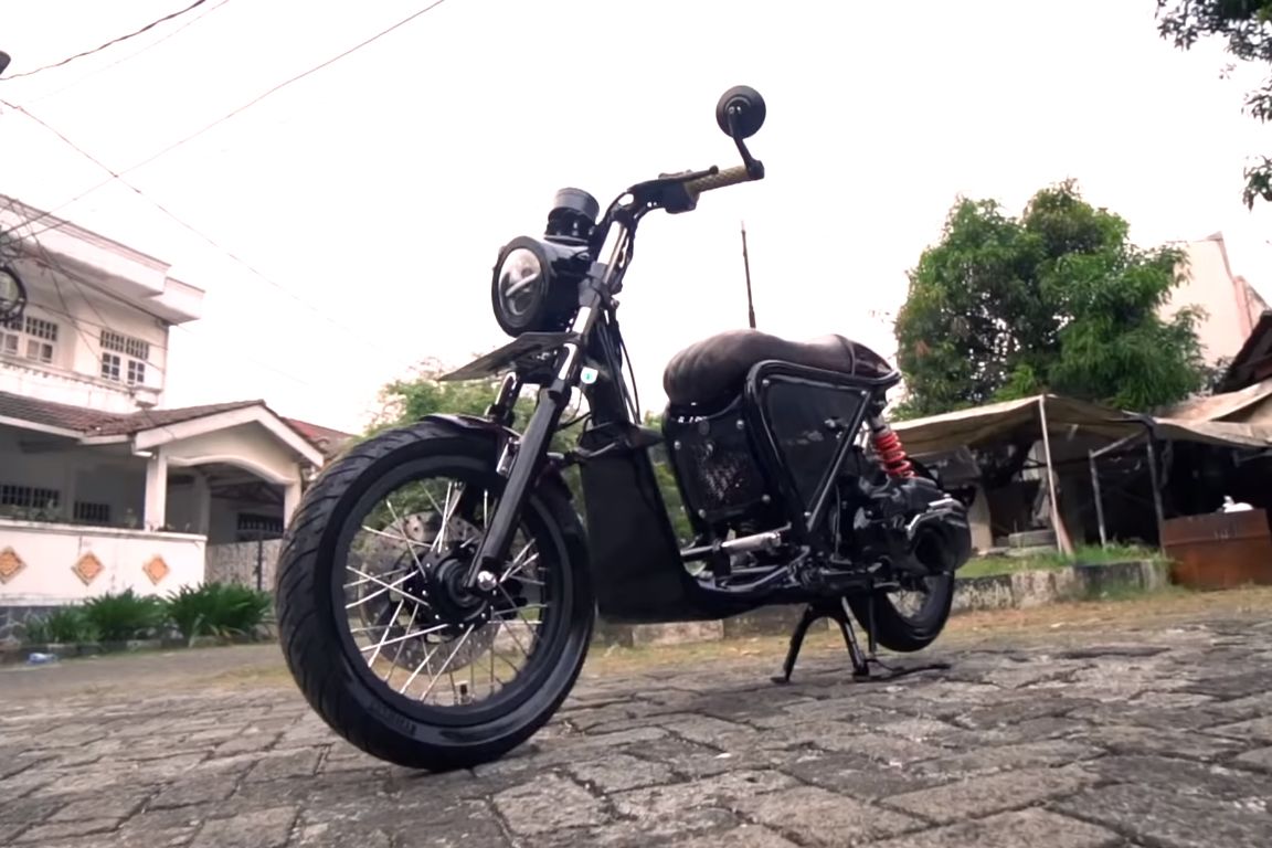 Modifikasi Yamaha Mio Cafe Racer Milik Youtuber