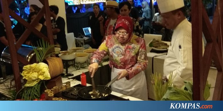 Jamuan Makan Malam Kompas Gramedia di APMF, Risma Masak Kuliner Laut