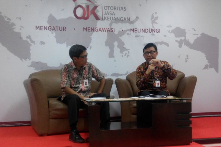 Media briefing Otoritas Jasa Keuangan (OJK) di Jakarta, Jumat (24/11/2017).