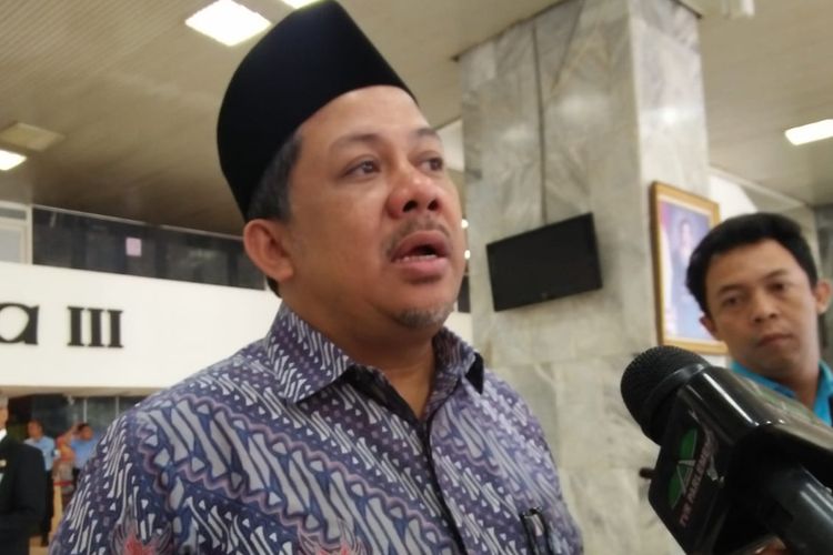 Wakil Ketua DPR RI, Fahri Hamzah di Kompleks Parlemen, Senayan, Jakarta, Jumat (5/7/2019)