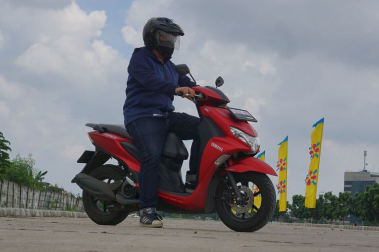 Skutik Yamaha Freego dalam pengujian harian