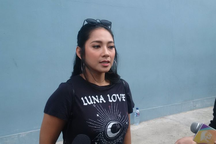Dinda Kirana saat dijumpai di Gedung Trans, Mampang Prapatan, Jakarta Selatan, Selasa (18/9/2018).