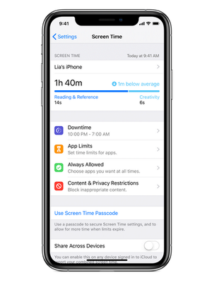Fitur Screen Time di iPhone