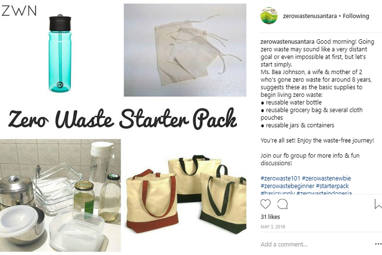 Zero waste starter pack.