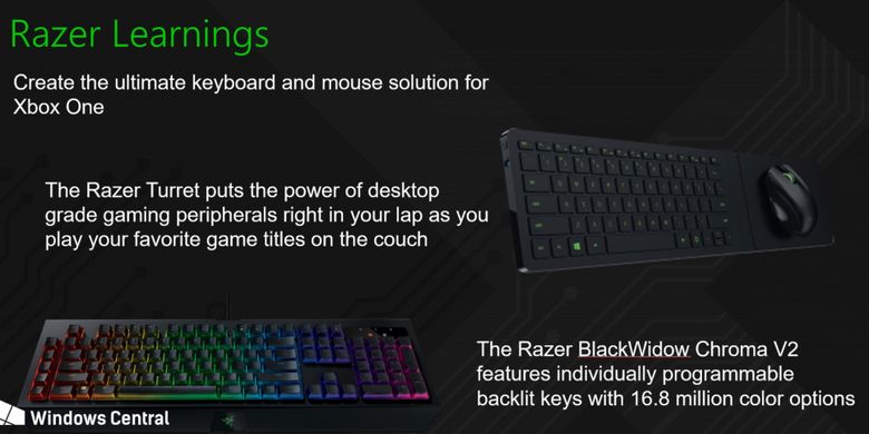 Bocoran dokumen kerja sama Micrsoft dan Razer yang menampakan lapboard bernama Razer Turret