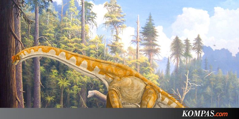 Jejak Kaki Raksasa Ungkap Rahasia Dinosaurus Berleher Panjang