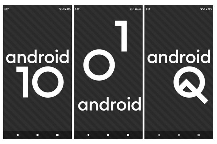 Ilustrasi Easter Egg Android Q