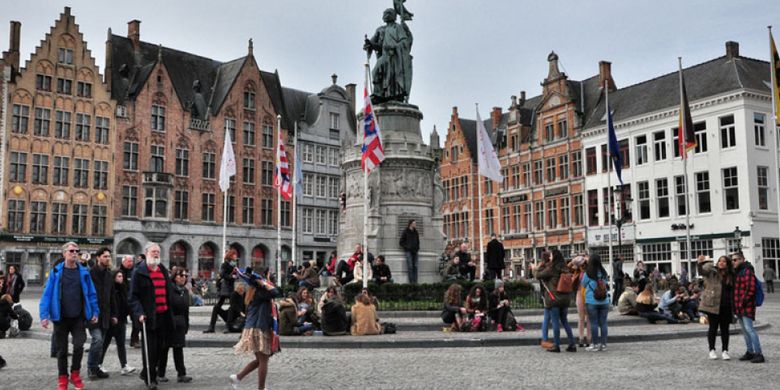 Menyusuri Brugge Kota  Terindah di  Belgia  Kompas com