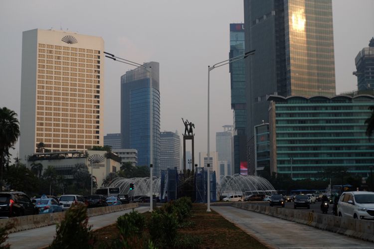 Monumen Selamat Datang di Jakarta Pusat. 