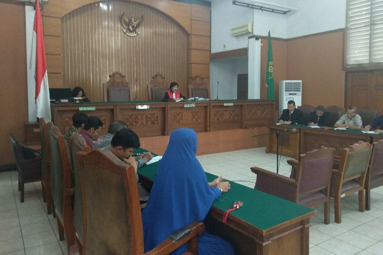 Sidang praperadilan Jonru di Pengadilan Negeri Jakarta Selatan, Selasa (21/11/2017).